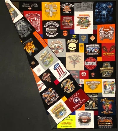 double-sided Too Cool T-shirt Quilt