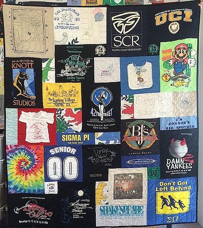 An unwanted block in a T-shirt Quilt