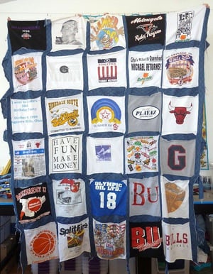 How not to make a T-shirt quilt