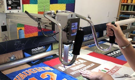 long-arm quilting at Too Cool T-shirt Quilts