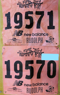 washed race bib